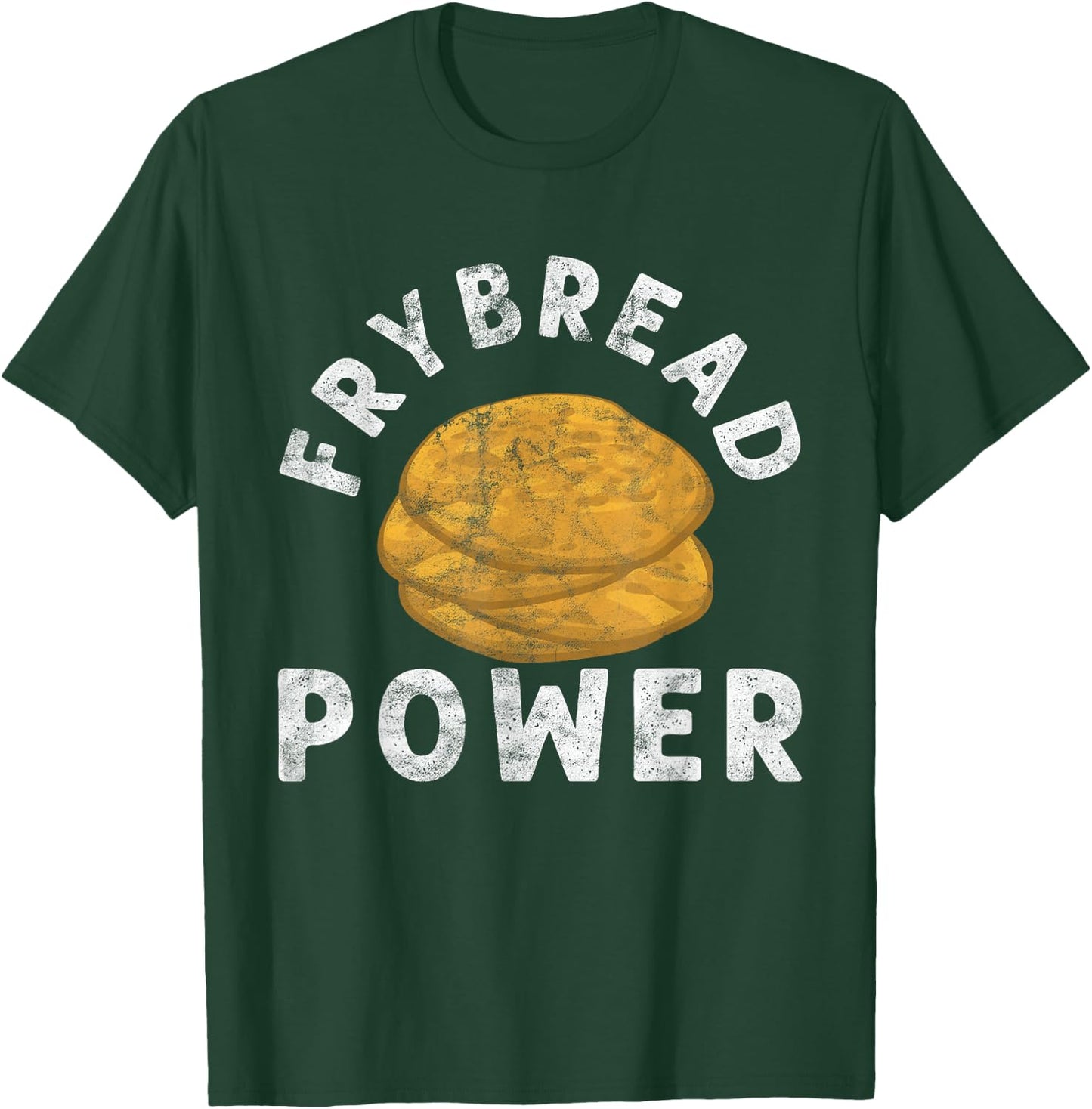 vintage Frybread Power Gift Native American Indian Taco T-Shirt - T-Shirt | Forest
