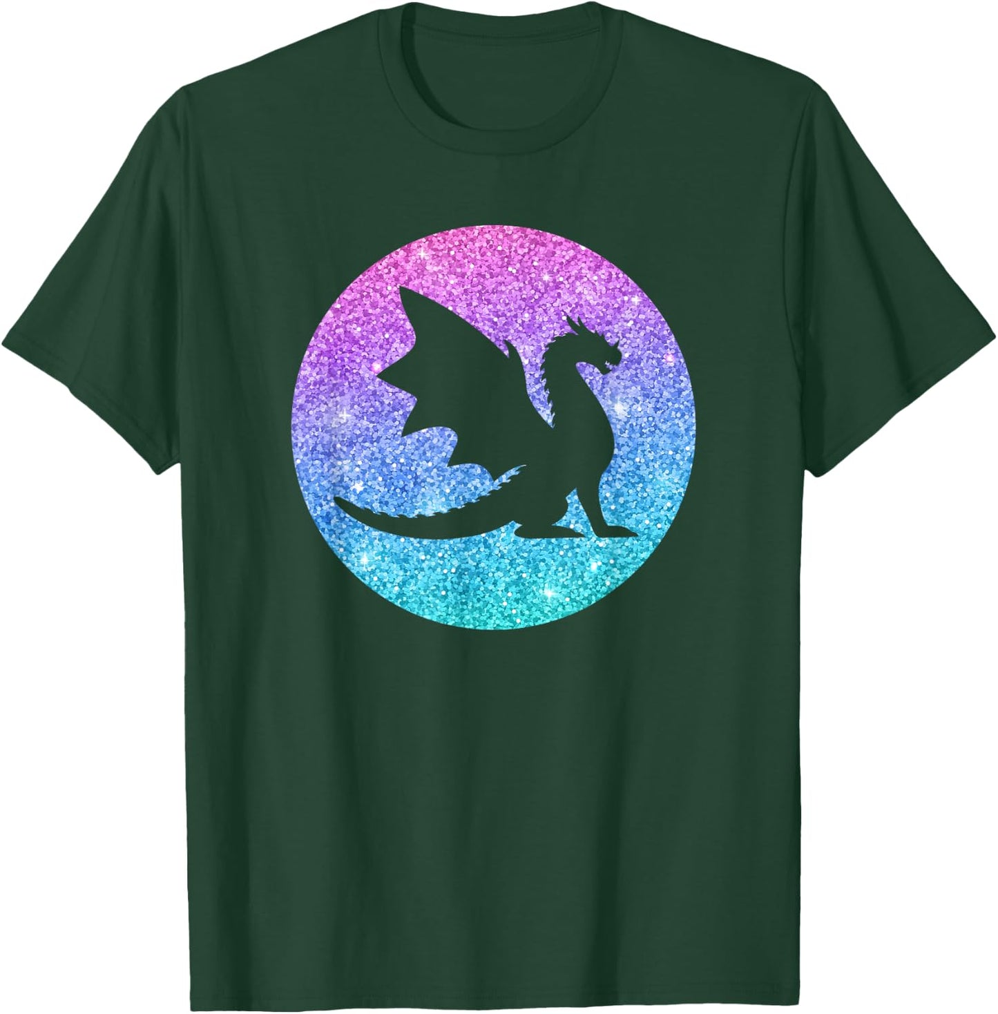 Trendy Dragon Gift Girls Teens And Women T-Shirt - T-Shirt | Forest