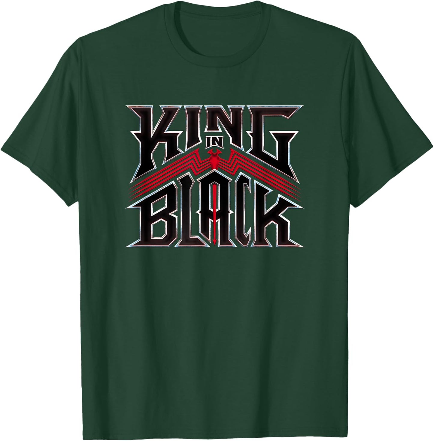 King In Black Logo Marvel Publishing T-Shirt - T-Shirt | Forest