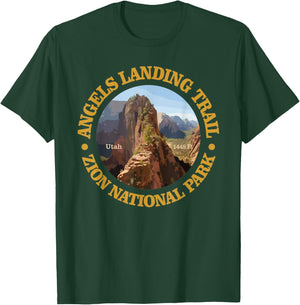 Angels Landing Trail Funny Zion National Park Utah Adventure T-Shirt - T-Shirt | Forest