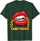 Juicy Lips Gold Chain Sagittarius Zodiac Sign T-Shirt - T-Shirt | Forest