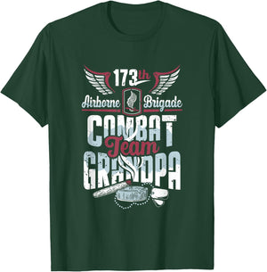 173rd Airborne Brigade Combat Team Grandpa T-Shirt - T-Shirt | Forest