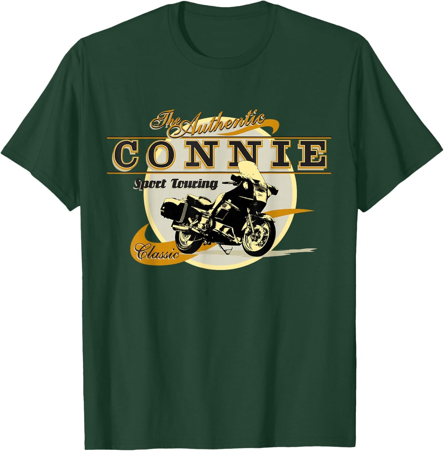 Concours Authentic Connie Motorcycle Design T-Shirt - T-Shirt | Forest