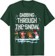 Santa Dabbing Through the Snow T-Shirt - T-Shirt | Forest