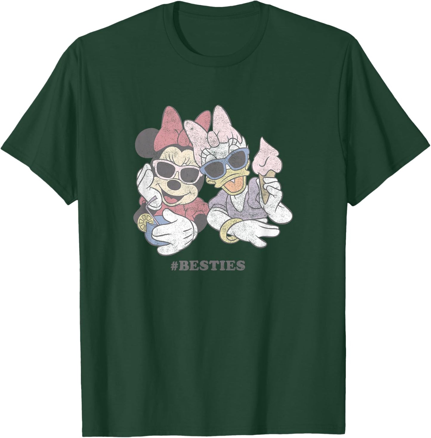 Disney Minnie & Daisy Sunglasses and Treats Besties Small T-Shirt - T-Shirt | Forest
