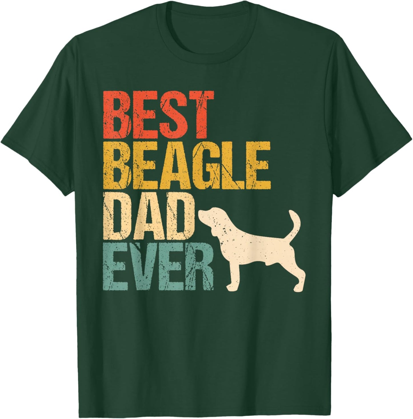 Best Beagle Dad Father's Day For Beagle Lover T-Shirt - T-Shirt | Forest