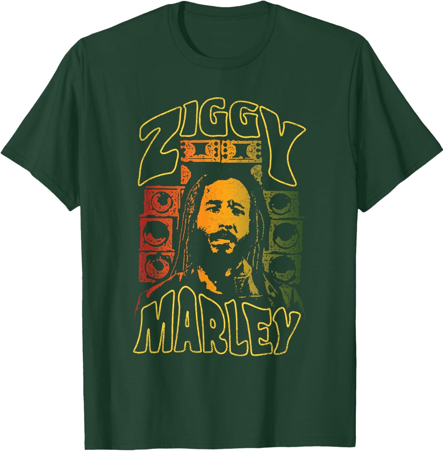 Ziggy Marley - Official Merchandise - Sound System T-Shirt - T-Shirt | Forest