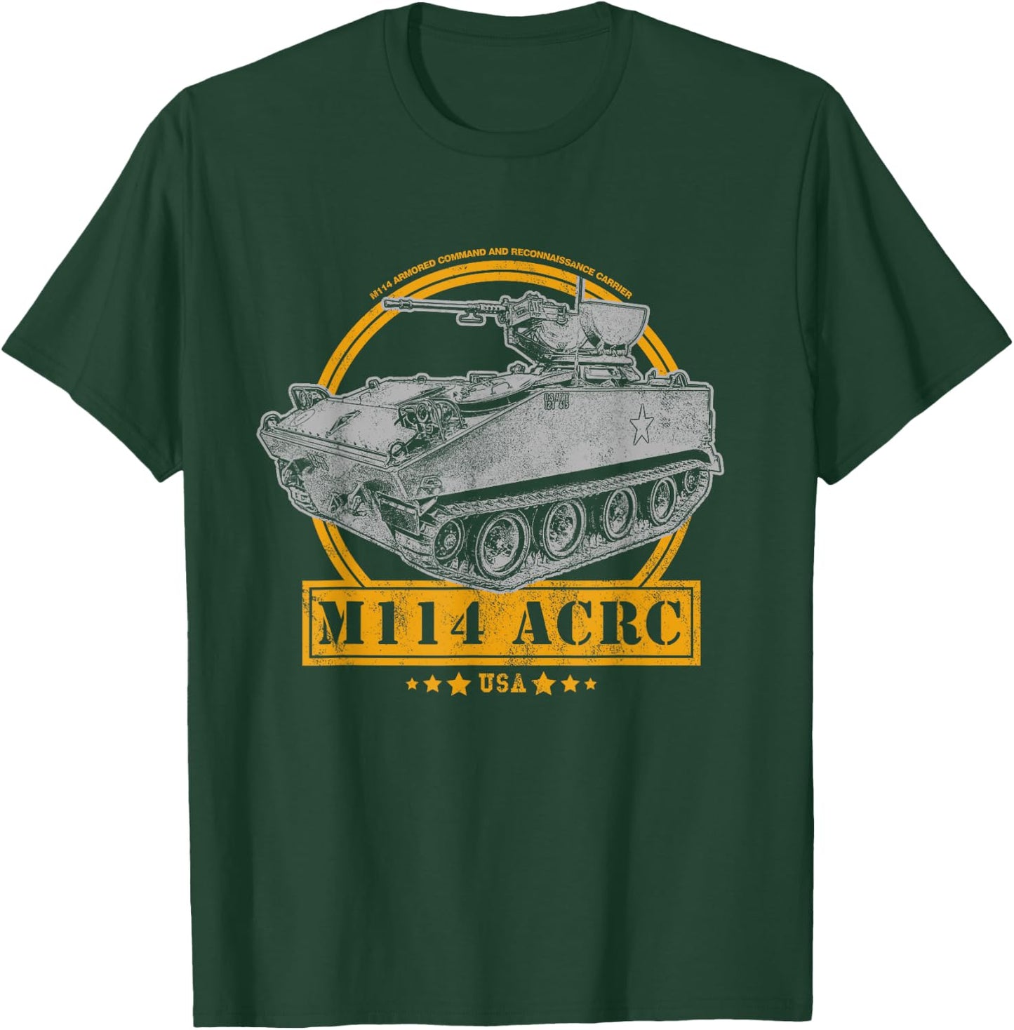 M114 Armored Command and Reconnaissance Carrier (ACRC) T-Shirt - T-Shirt | Forest