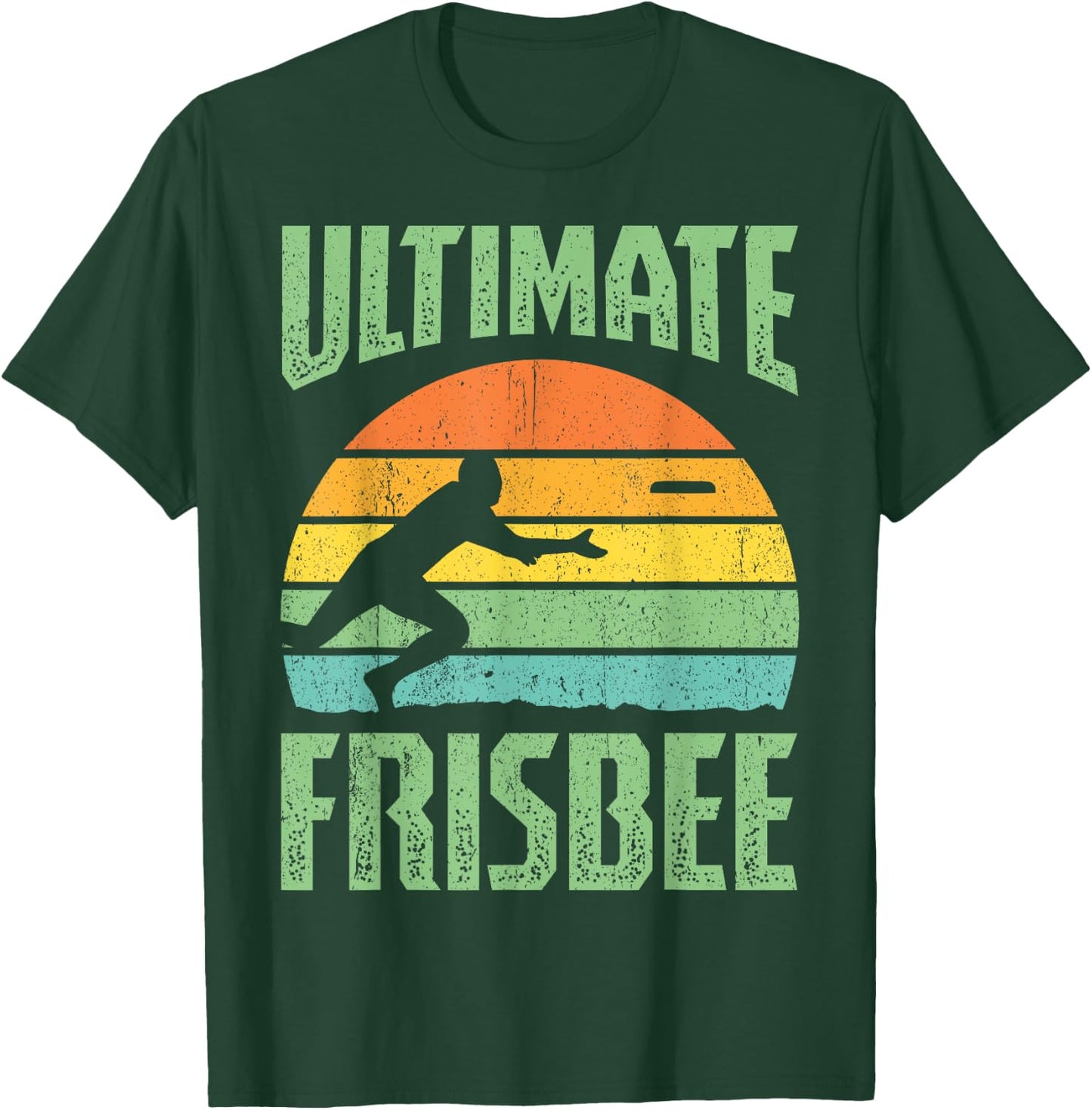 Frisbee Design Ultimate Frisbee T-Shirt - T-Shirt | Forest