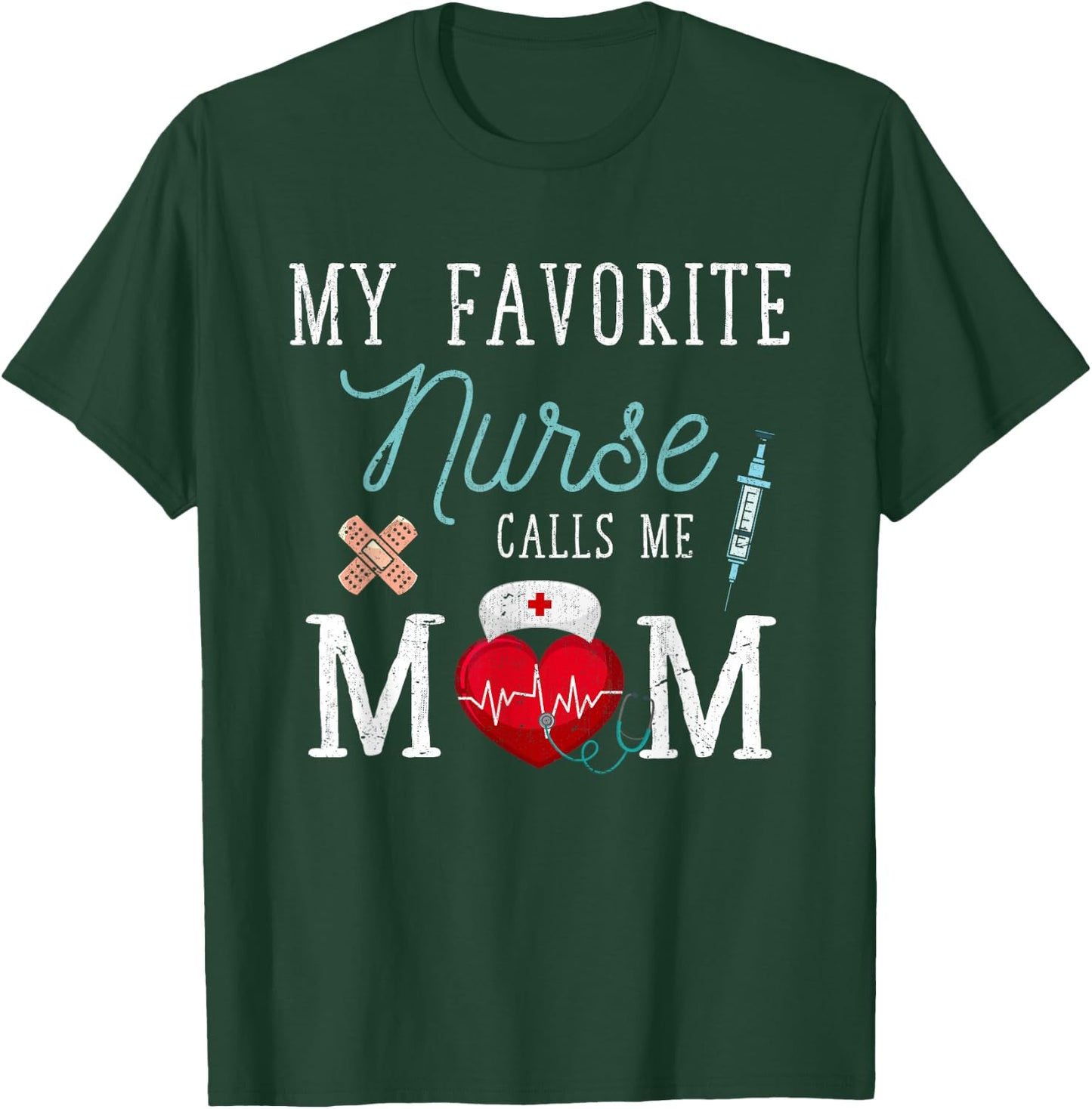 Meine Lieblings Pflegerin nennt mich Mama Krankenschwester [German Language] T-Shirt - T-Shirt | Forest