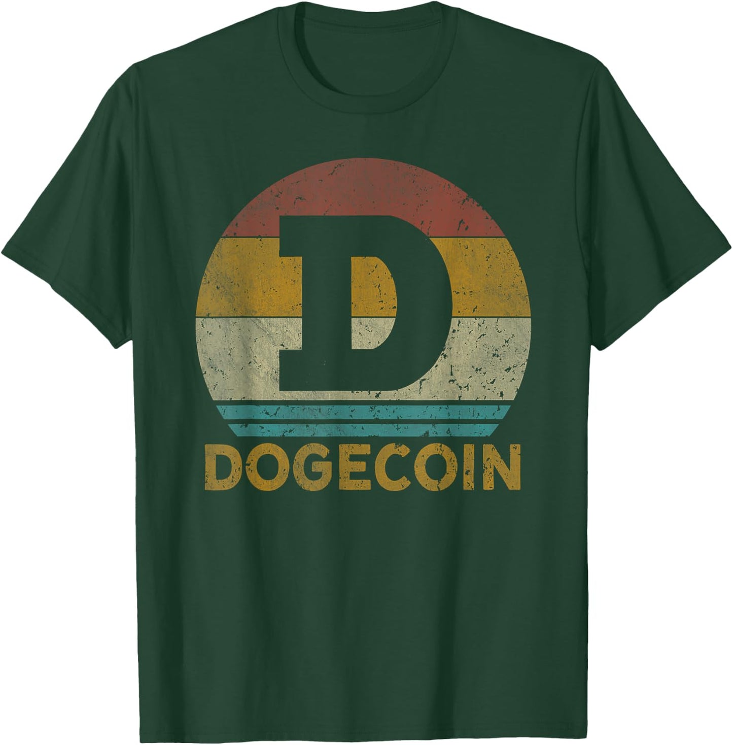 Vintage Dogecoin Miner DogeCoin T-Shirt - T-Shirt | Forest
