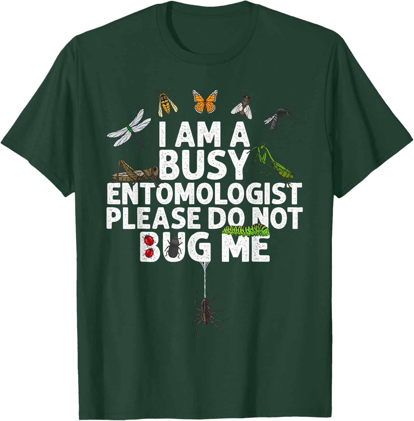 Funny Entomology Gift Women Boys Girls Bug Lovers T-Shirt - T-Shirt | Forest