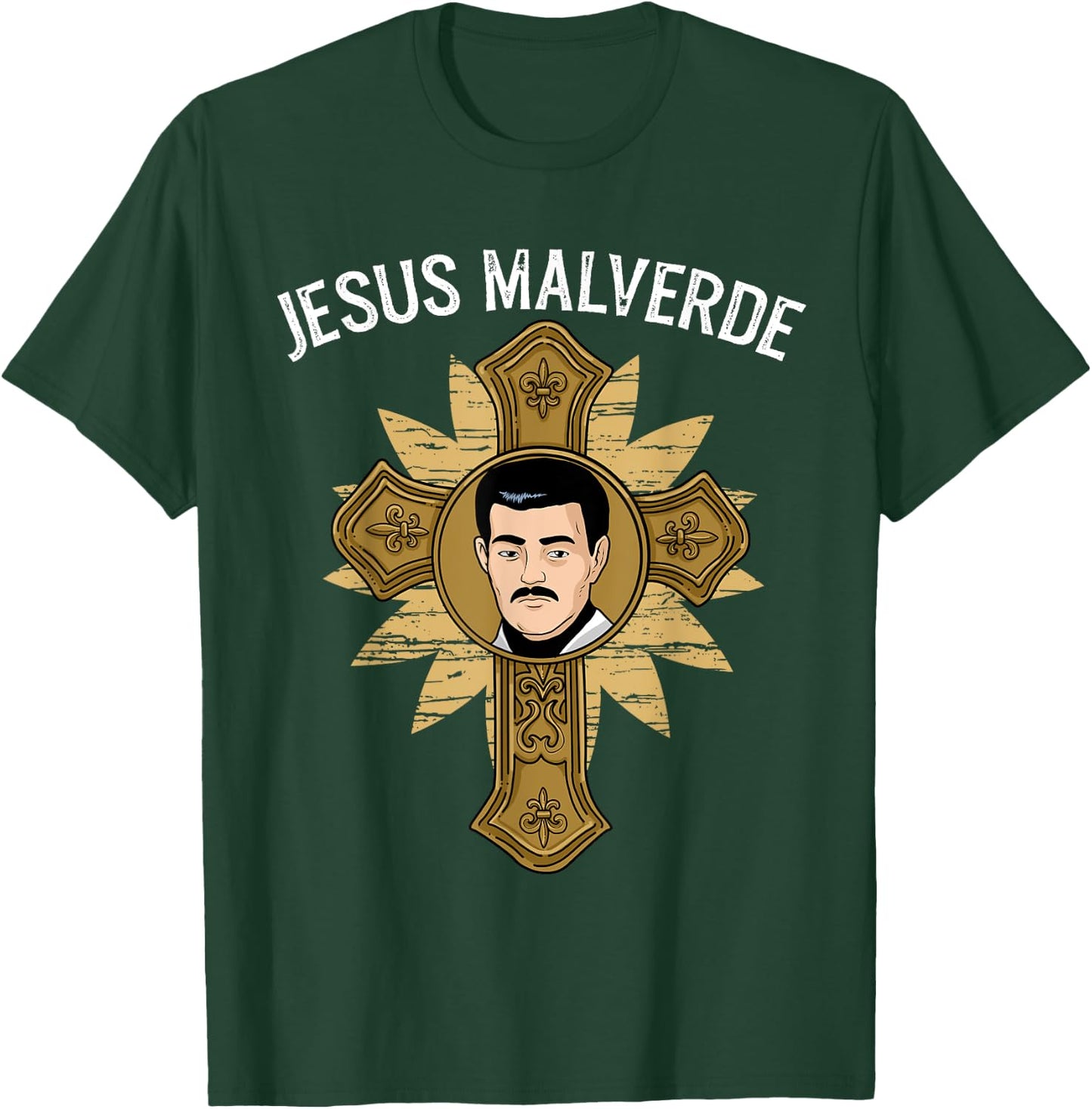 Jesus Malverde Shirt Men Women Malverde Gifts Jesus Malverde T-Shirt - T-Shirt | Forest