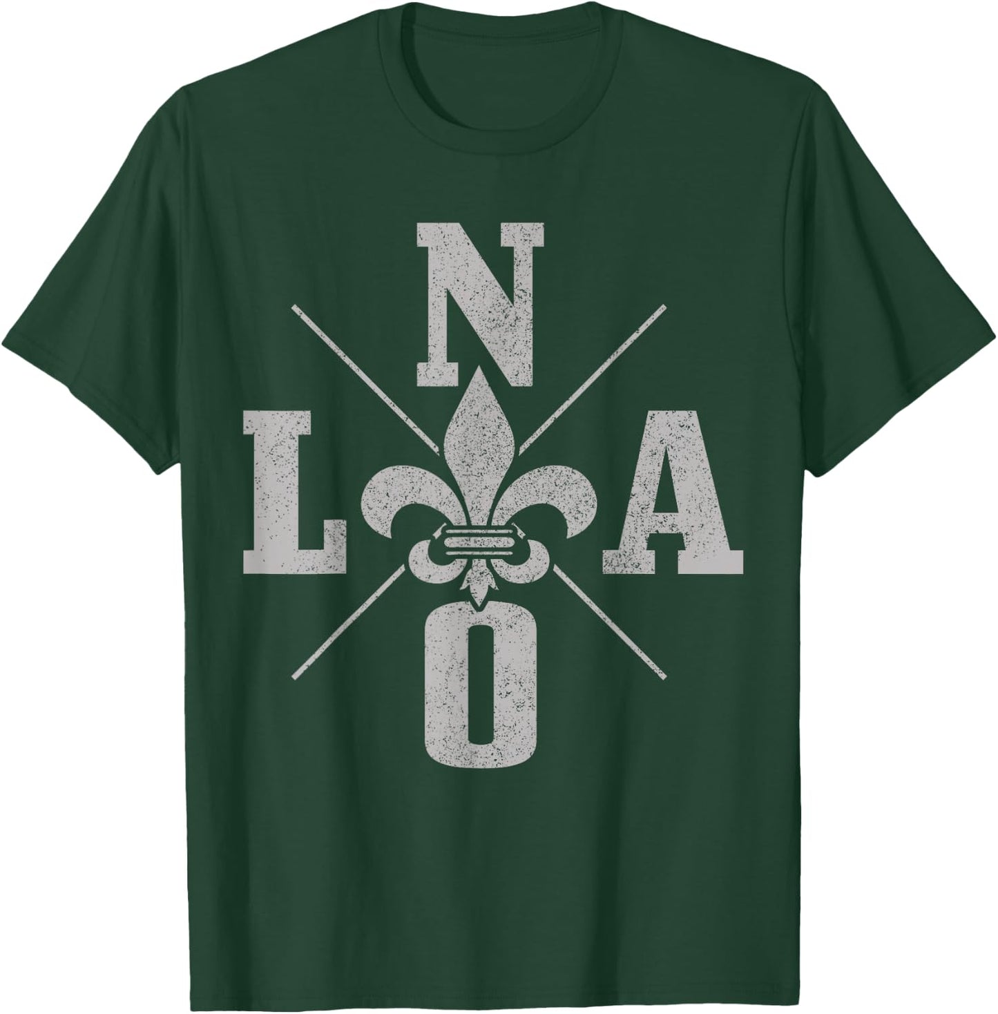 NOLA New Orleands Vintage Pride T-Shirt - T-Shirt | Forest