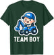 Gender Reveal Team Boy Blue Party Baby Announcement T-Shirt - T-Shirt | Forest
