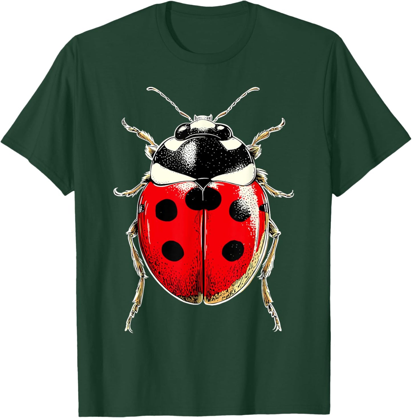 Ladybug Design Ladybird Lover Insects Cute Beetle Ladybugs T-Shirt - T-Shirt | Forest