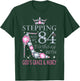 Stepping into my 84th birthday with God's grace & Mercy Lady T-Shirt - T-Shirt | Forest