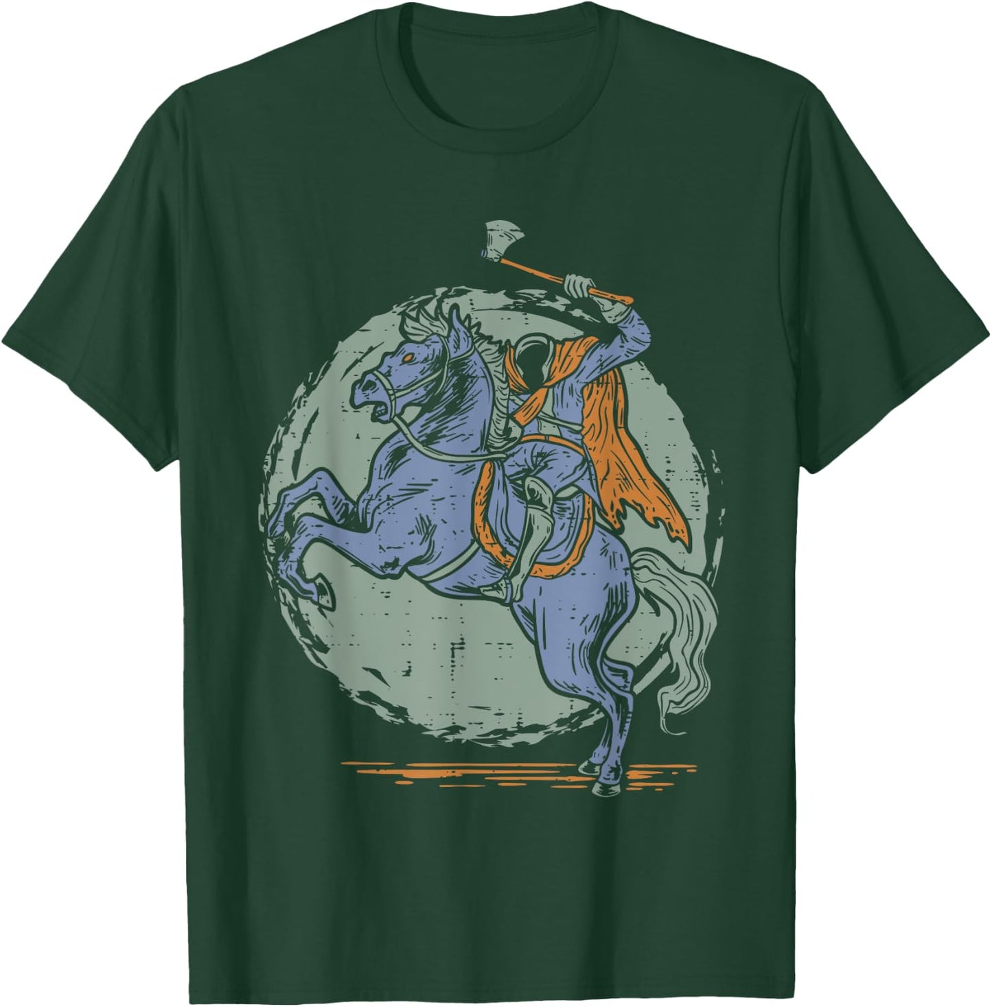 Halloween Headless Horseman T-Shirt - T-Shirt | Forest