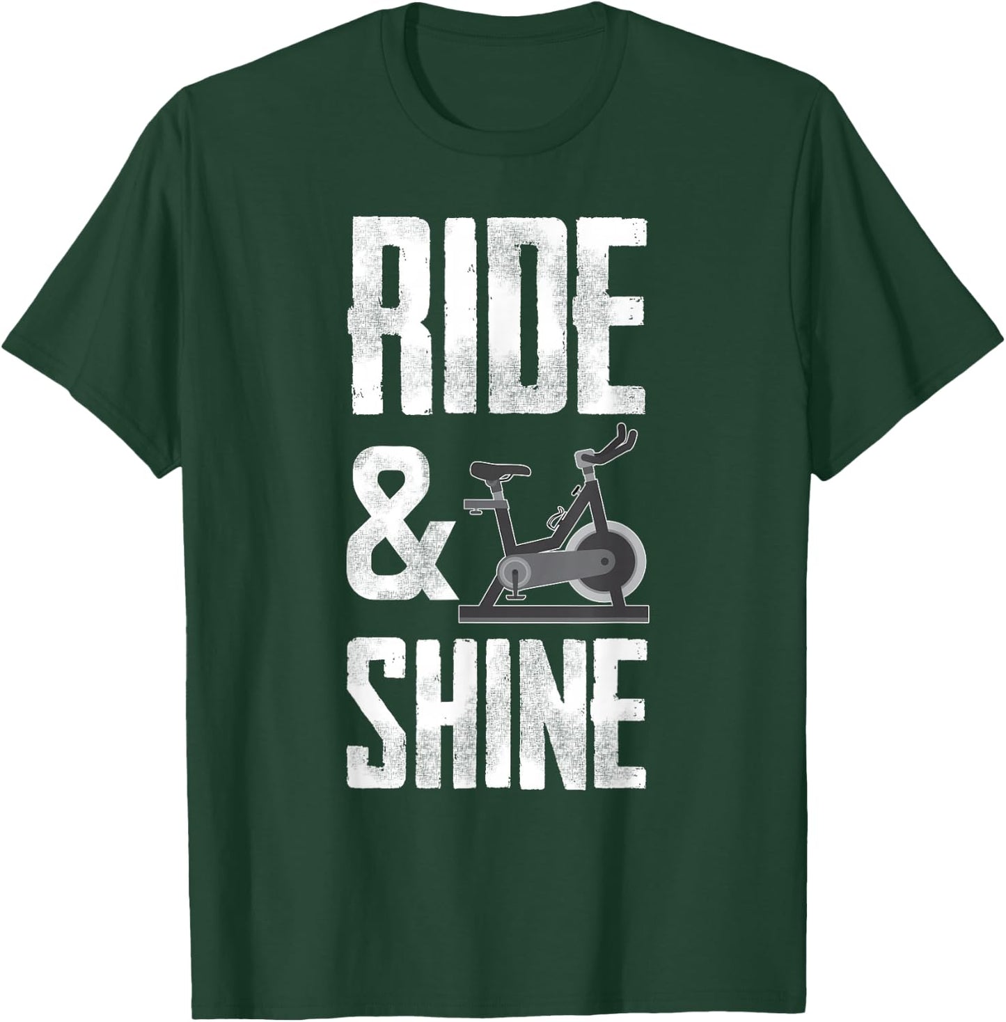 Spin Class Spinning Sport Gift T-Shirt - T-Shirt | Forest