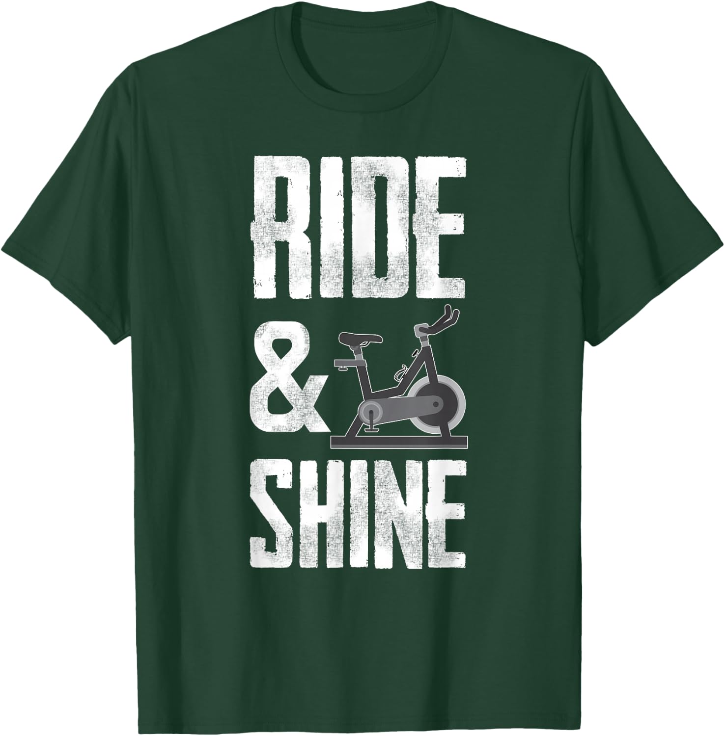 Spin Class Spinning Sport Gift T-Shirt - T-Shirt | Forest