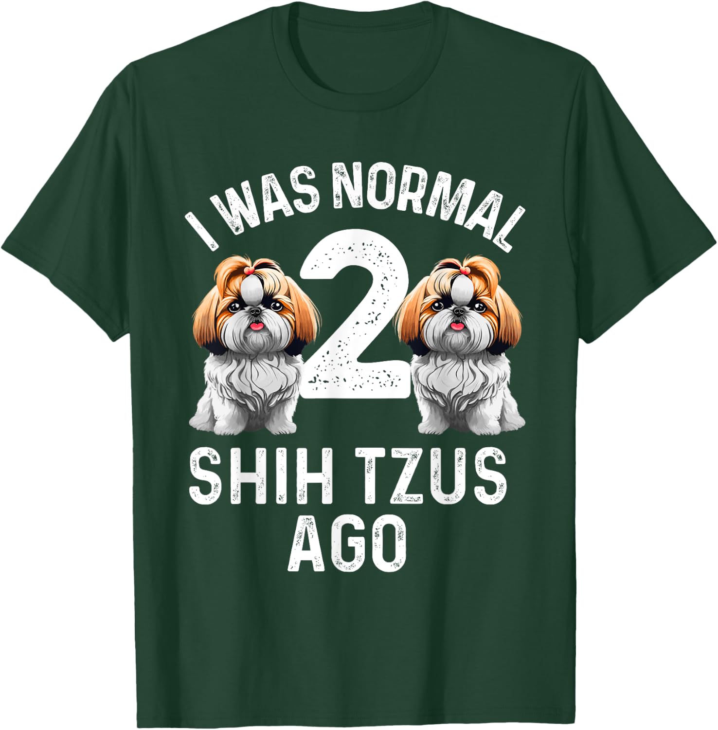 Best Shih Tzu Art Women Kid Puppy Dog Shih Tzu Lover T-Shirt - T-Shirt | Forest