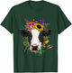 Floral Cow Head Spring Nature Lovers Farmer T-Shirt - T-Shirt | Forest