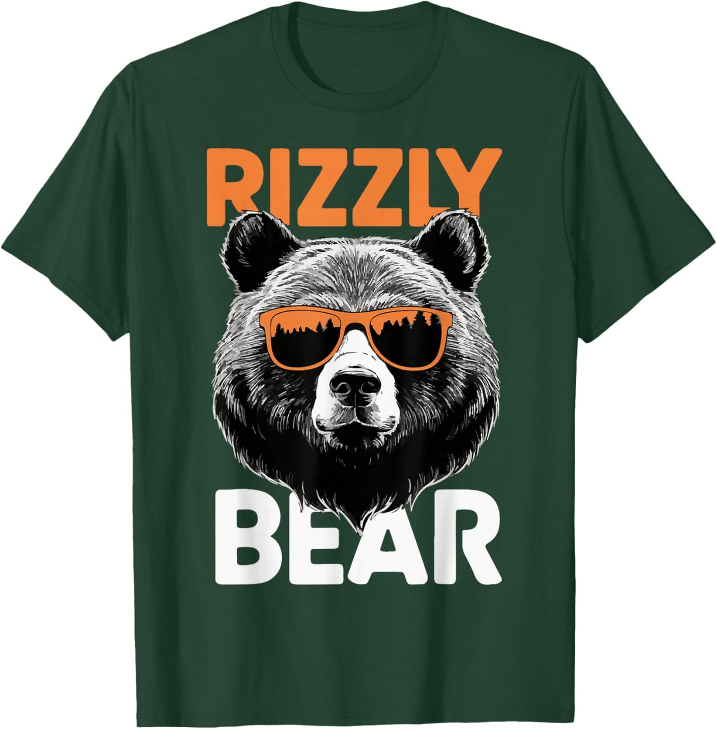 Rizzly Bear Grizzly Bear Grizzler T-Shirt - T-Shirt | Forest