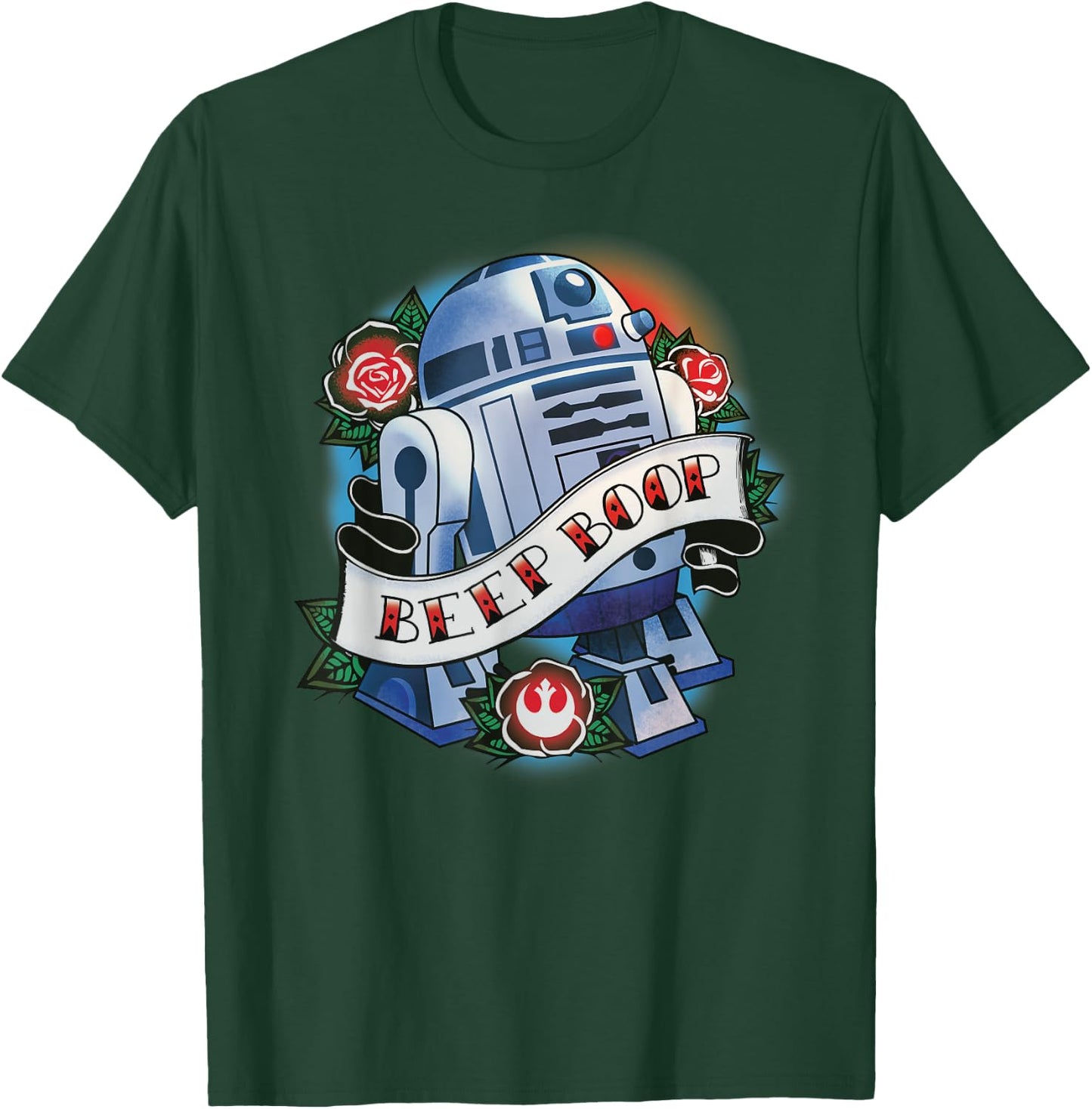 Star Wars R2-D2 Tattoo Art T-Shirt - T-Shirt | Forest
