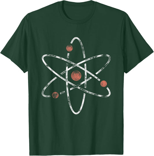 Atom Physicist Nerd Gift Physics T-Shirt - T-Shirt | Forest