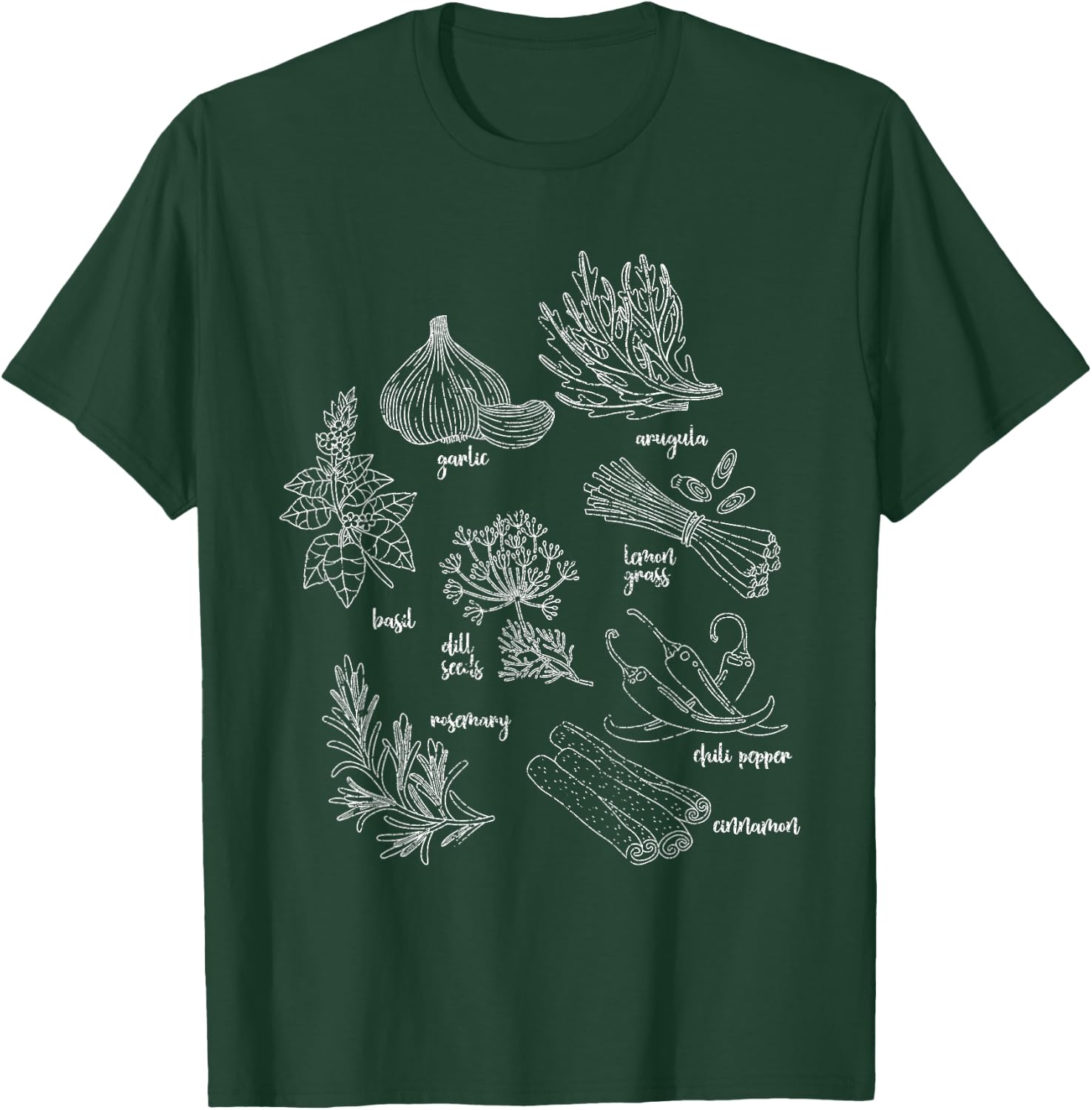 Herbs Garden Gift Gardener T-Shirt - T-Shirt | Forest
