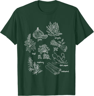 Herbs Garden Gift Gardener T-Shirt - T-Shirt | Forest