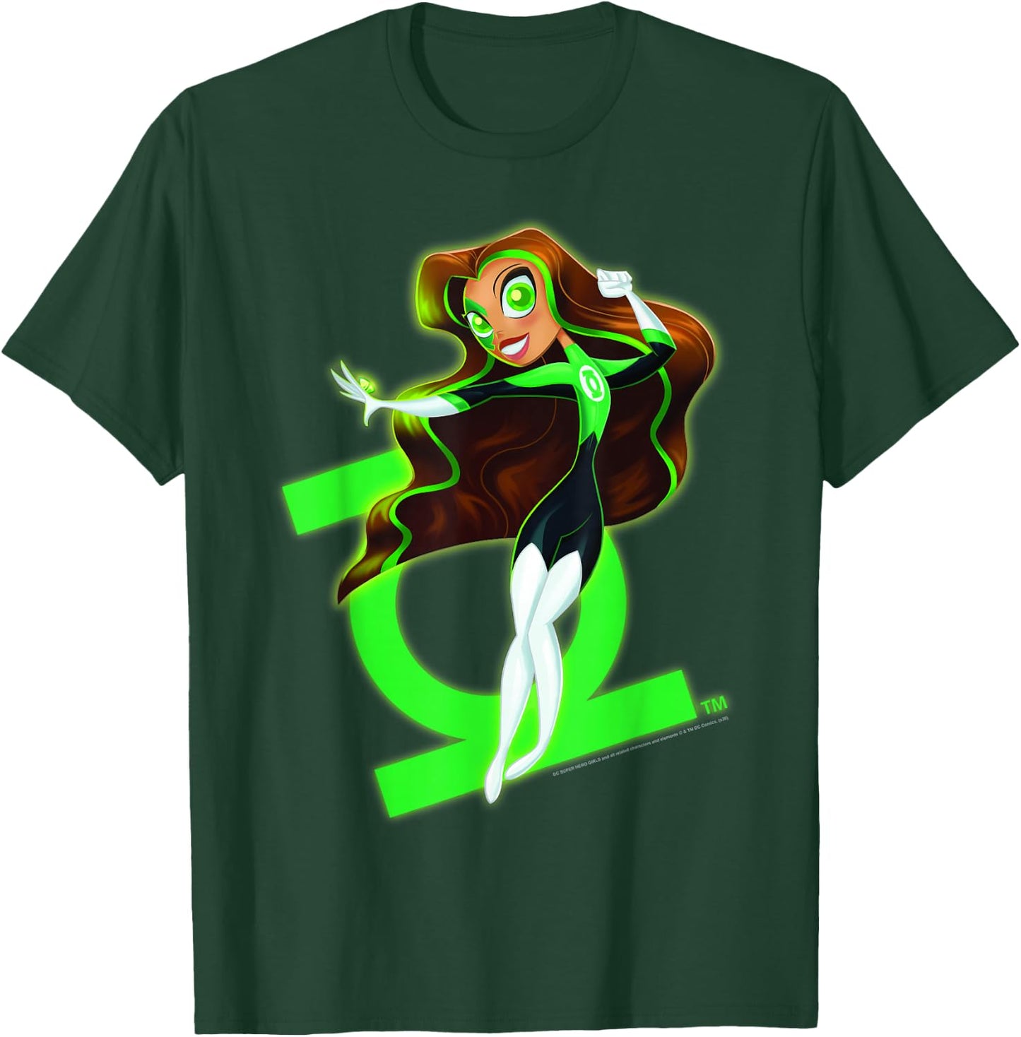DC Comics Super Hero Girls Green Lantern T-Shirt - T-Shirt | Forest