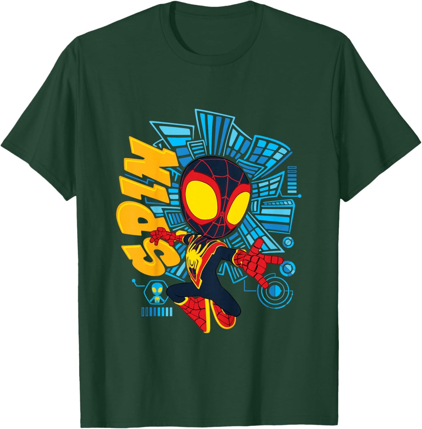 Marvel Spidey and His Amazing Friends Web-Spinners Spin T-Shirt - T-Shirt | Forest