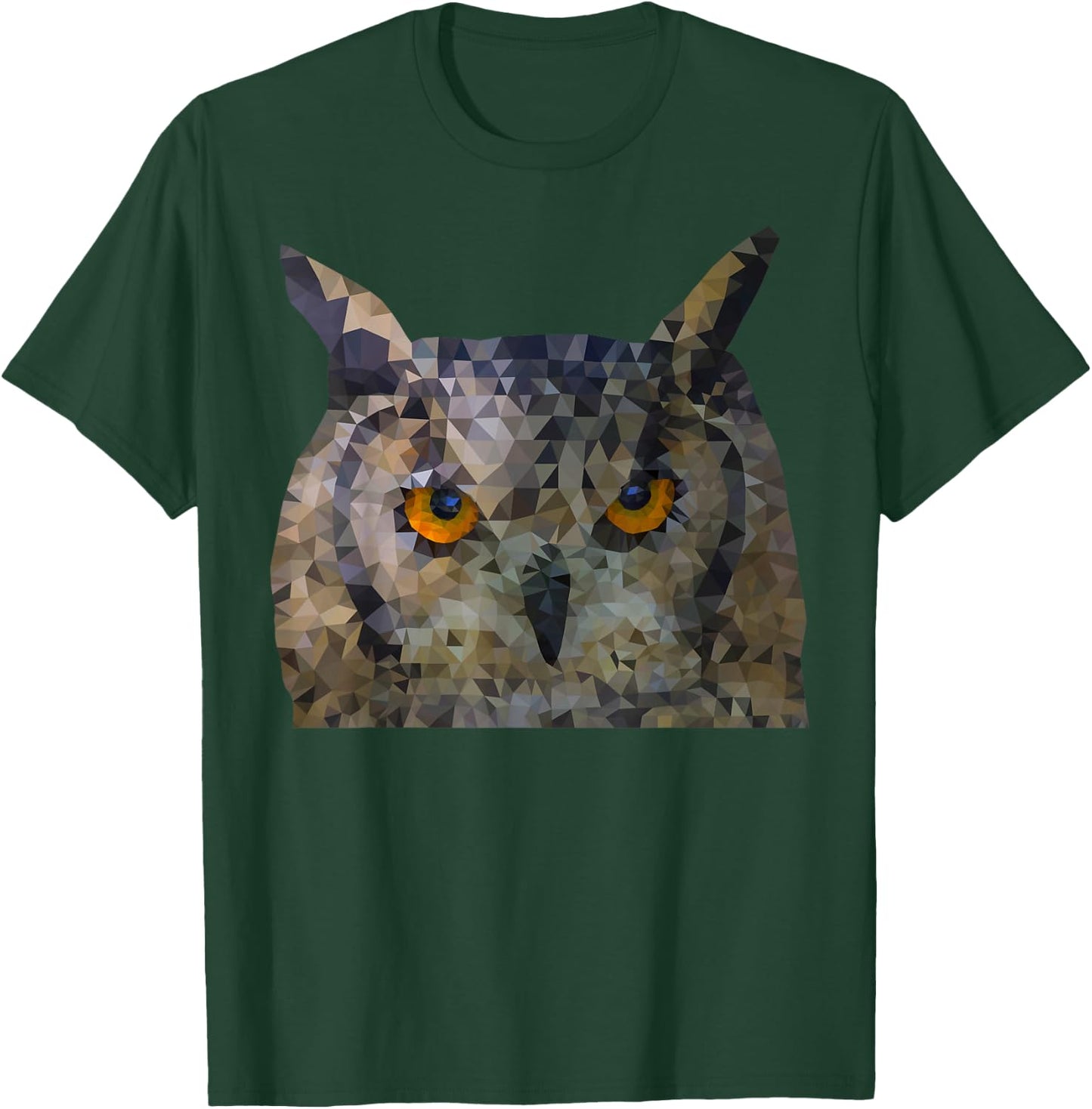 Owl polygon style T-Shirt - T-Shirt | Forest