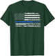 Husband Daddy Protector Hero Police Officer Father Dad T-Shirt - T-Shirt | Forest