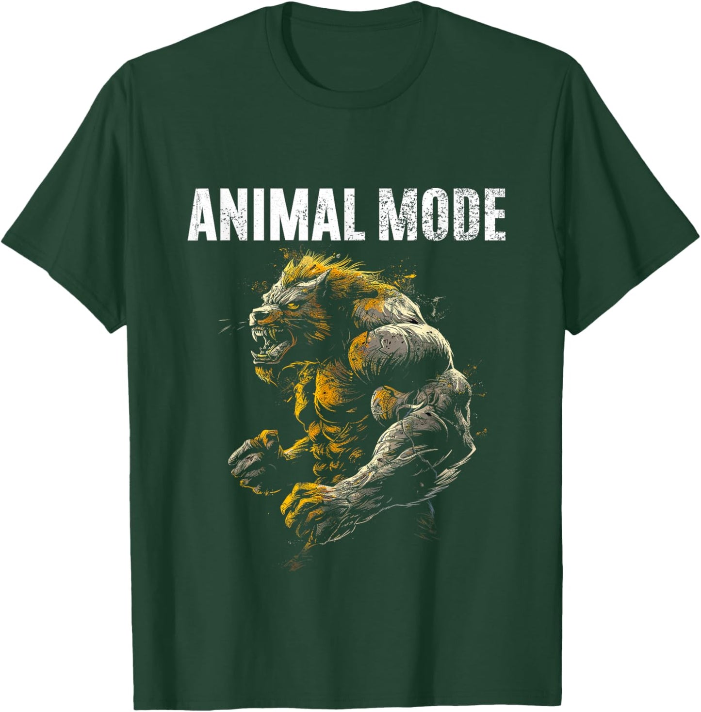 Gym Workout Bodybuilding Monster T-Shirt - T-Shirt | Forest