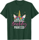Mother Of The Birthday Princess Mommy Gifts Unicorn Birthday T-Shirt - T-Shirt | Forest