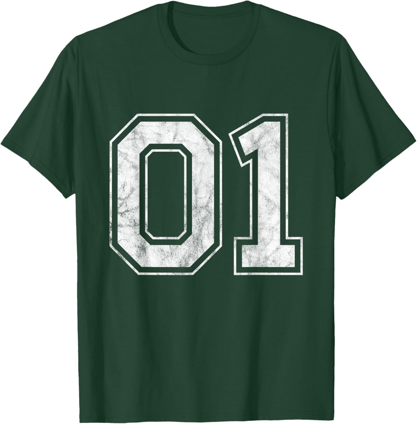 Number 01 T-Shirt - T-Shirt | Forest