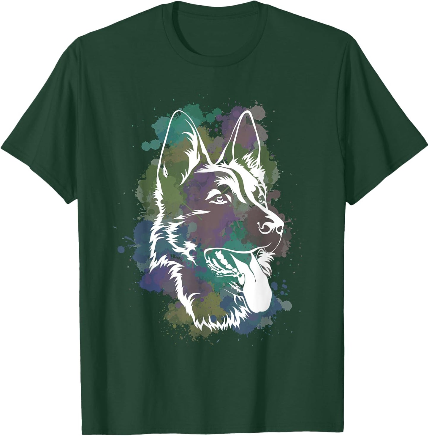 German Shepherd Dog Gift German Shepherd T-Shirt - T-Shirt | Forest