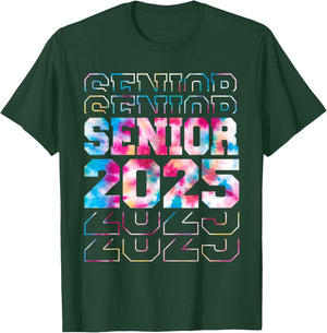 Funny Senior Graduation Gifts Class of 2025 Senior Men Women T-Shirt - T-Shirt | Forest