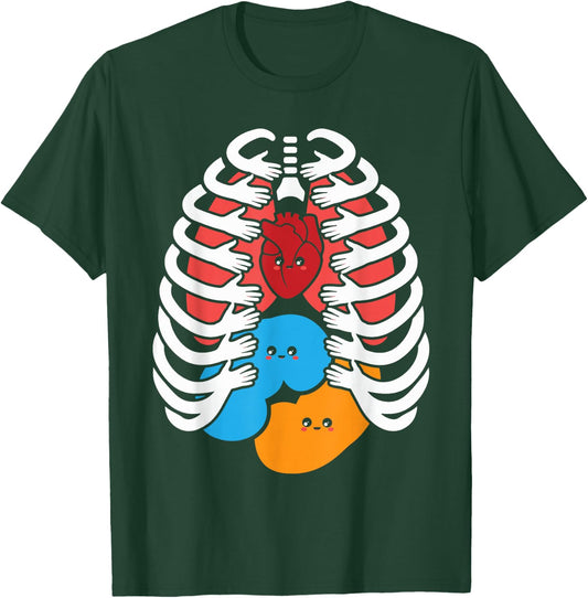 Human Anatomy Model - Anatomical Body Systems - Nurse T-Shirt - T-Shirt | Forest