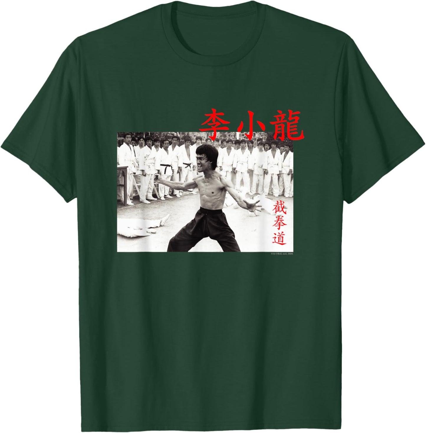 Bruce Lee Jeet Kune Do Enter The Dragon Retro Scene T-Shirt - T-Shirt | Forest