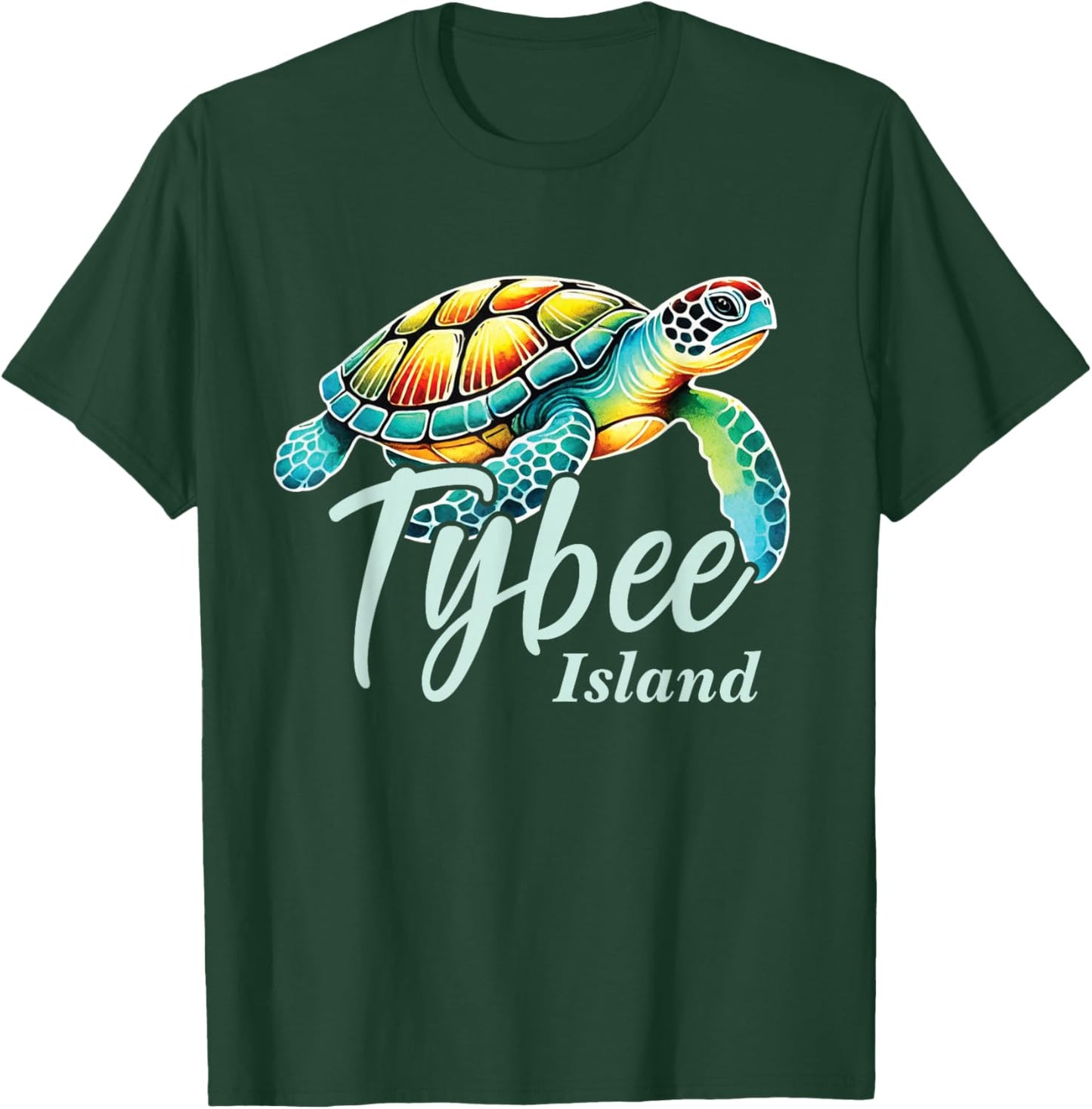 Tybee Island Georgia, Tybee Island Sea Turtle, Tybee Island T-Shirt - T-Shirt | Forest