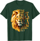 Christian Bible Verse Gifts Men Proverbs 28:1 Lion of Judah T-Shirt - T-Shirt | Forest