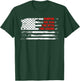 Pawpaw The Man Myth Legend American USA flag Father’s day T-Shirt - T-Shirt | Forest