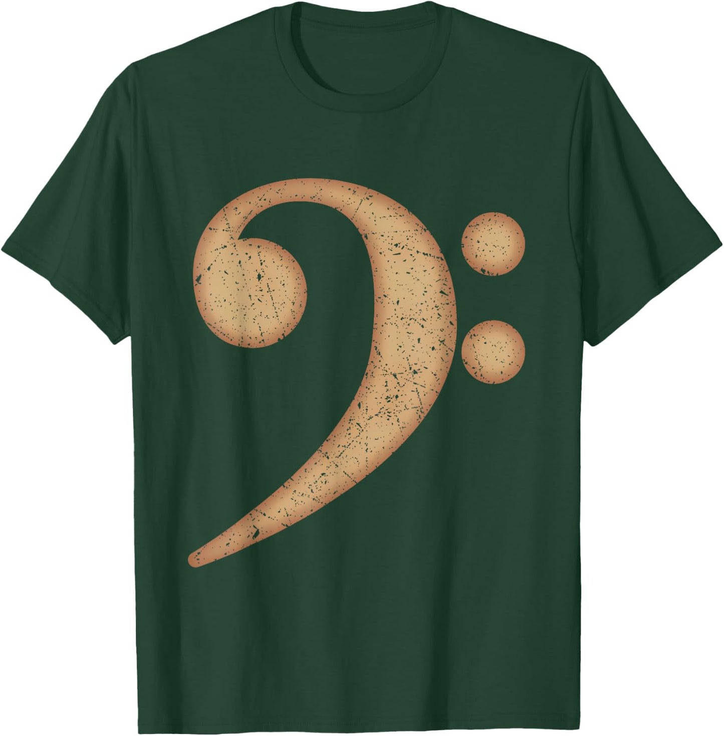 Best Bass Player Gift | Clef Guitar Bassist Women T-Shirt - T-Shirt | Forest
