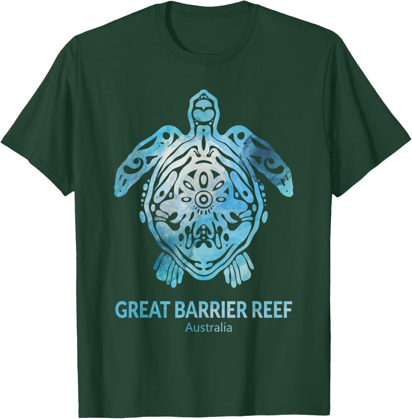 Great Barrier Reef Sea Turtle Ocean Souvenir T-Shirt - T-Shirt | Forest