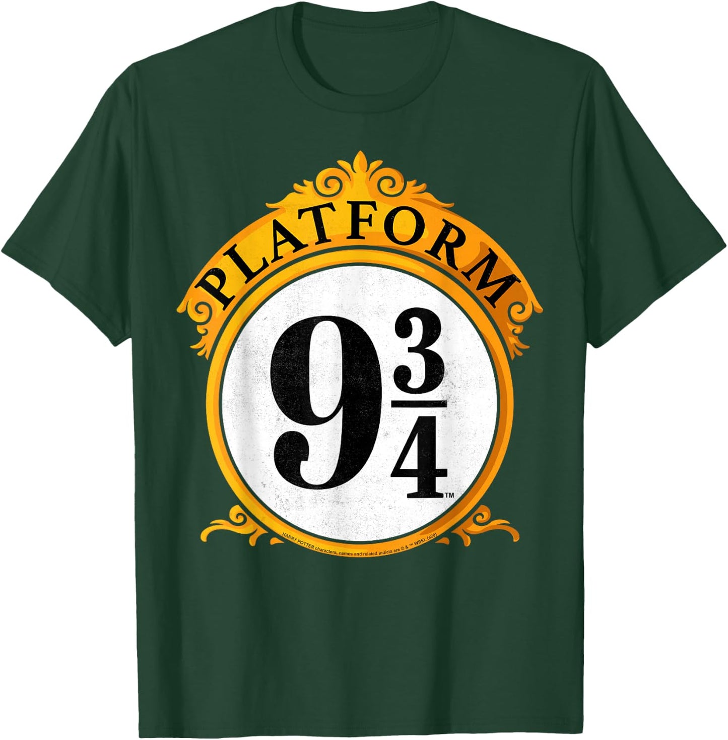 Harry Potter Platform 9 &3/4 Sign T-Shirt - T-Shirt | Forest