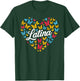 Hispanic Heritage Month Latino Butterfly T-Shirt - T-Shirt | Forest