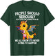 Cute dragon and girls T-Shirt - T-Shirt | Forest